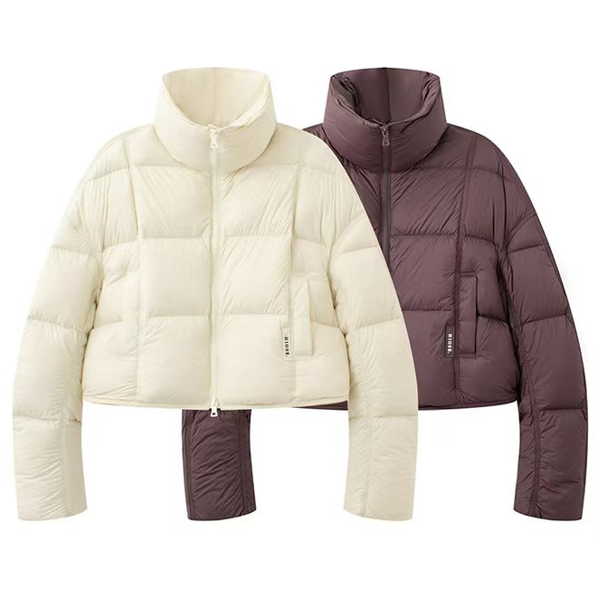 艾家2025冬新款显瘦保暖面包羽绒服外套女AR004143