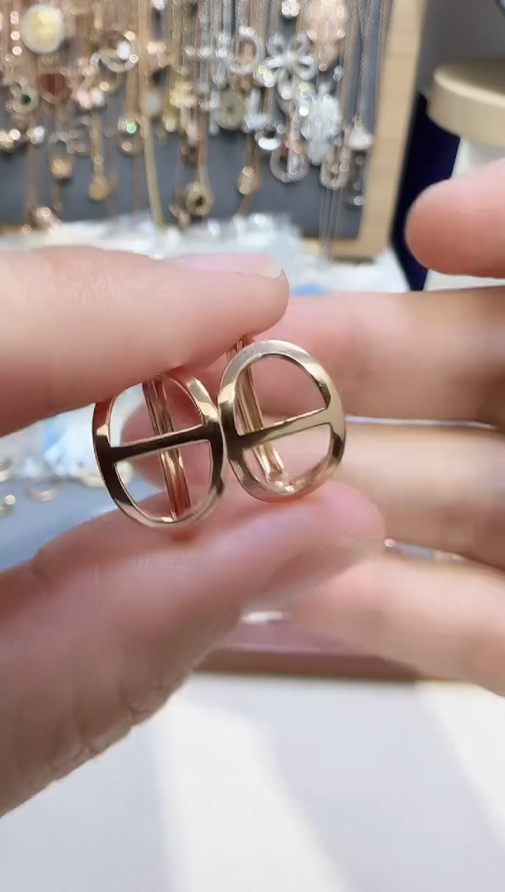 【闪购商品】18K金耳饰多样性发货发其一