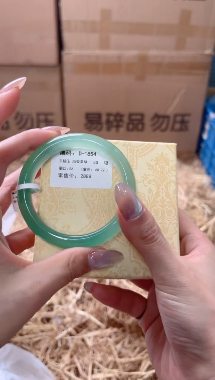 未镶嵌手镯石英质玉D-1854