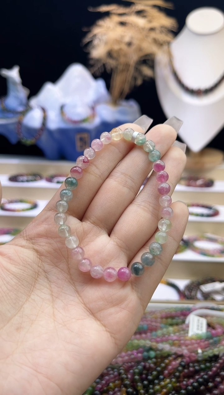【闪购商品】碧玺/未镶嵌6mm+碧玺单圈多样性发货