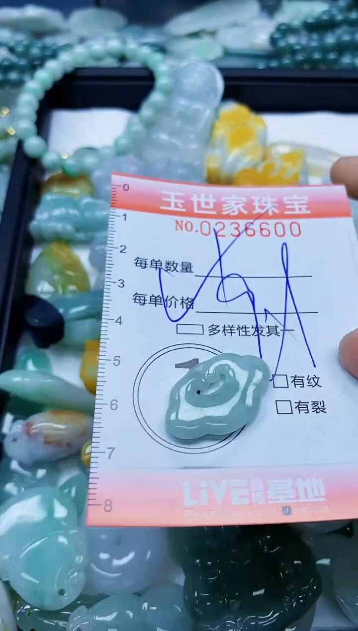 翡翠未镶嵌颈饰闪购0236600多样性发其一