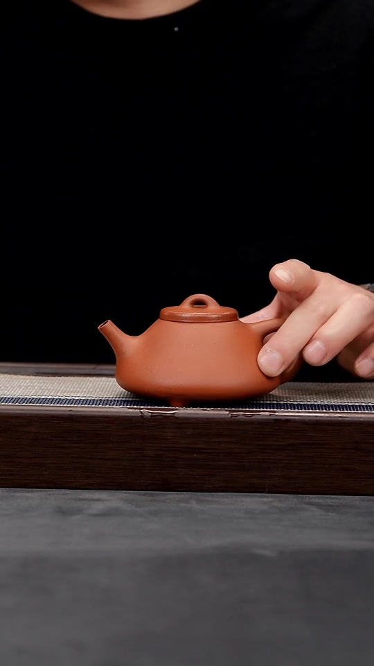 【闪购商品】紫砂茶壶紫砂红泥子冶石瓢（瑕疵）