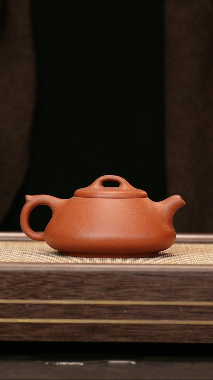 茶壶紫砂紫泥 间瓢150cc 