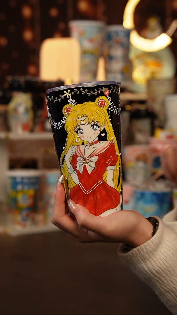 （玉泥）景德镇手工手绘文创陶瓷杯