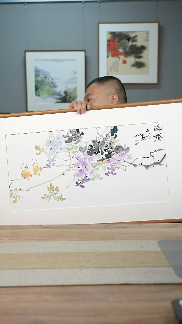 【闪购商品】书法协会会员老师带框作品-手书/绘同款作品