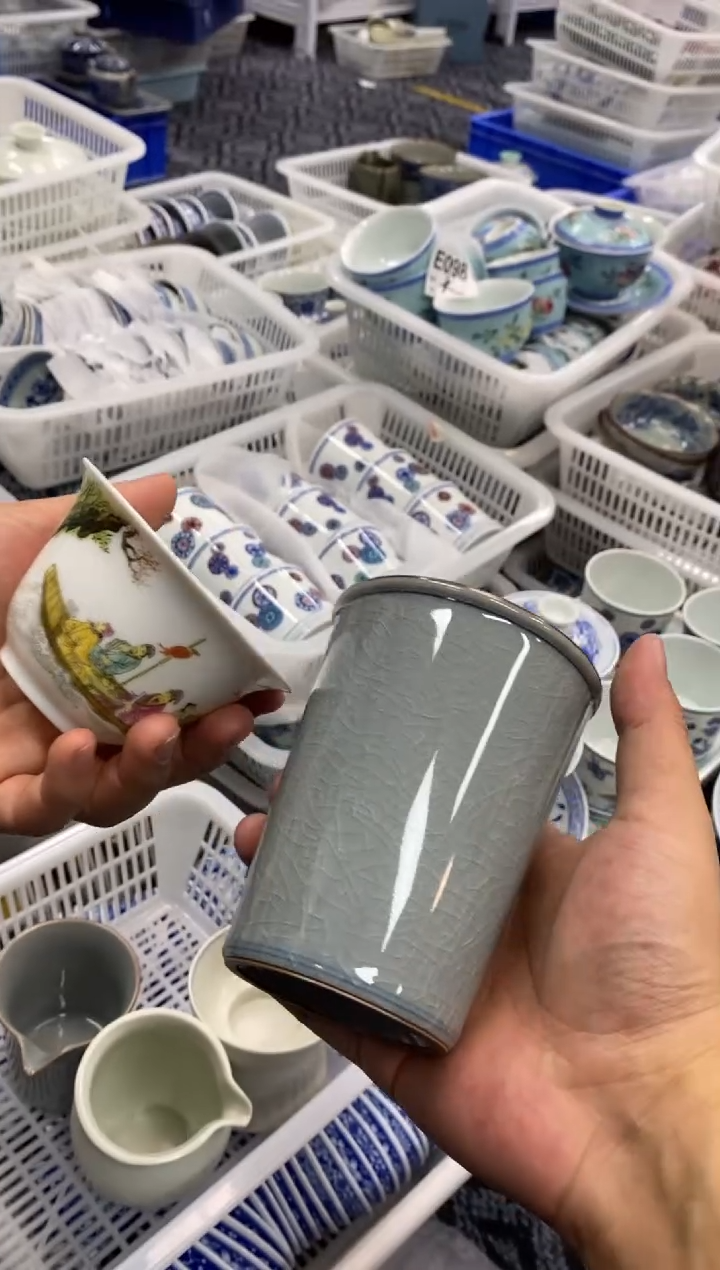 陶瓷老陶泥工艺茶具容量约200