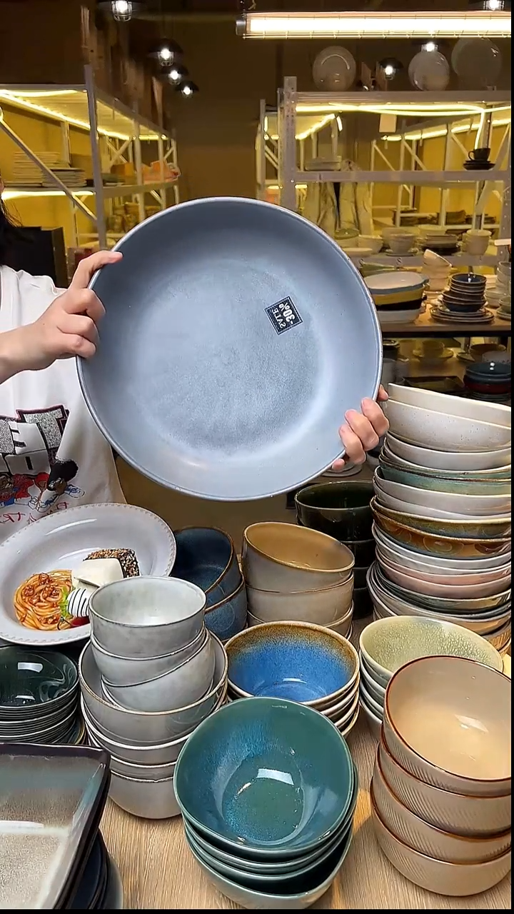 瓷178外贸尾货窑变釉下彩默认微瑕