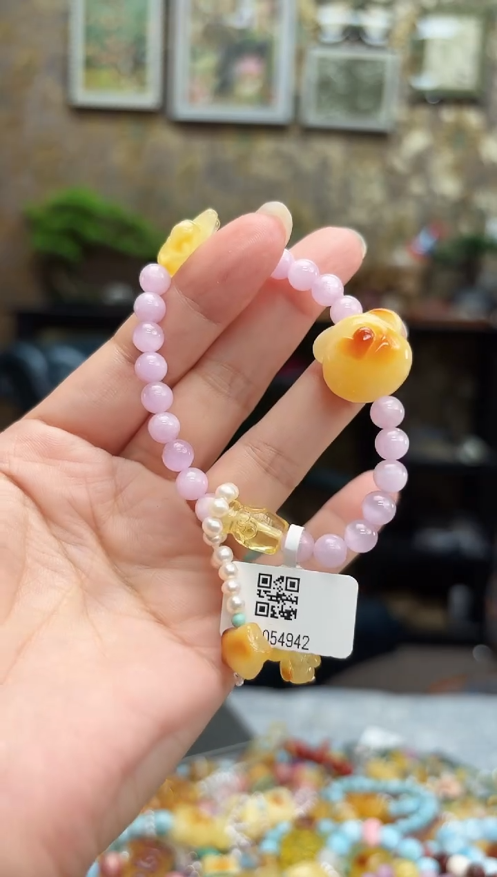 手串琥珀未镶嵌琥珀【  手串  】多样性发一