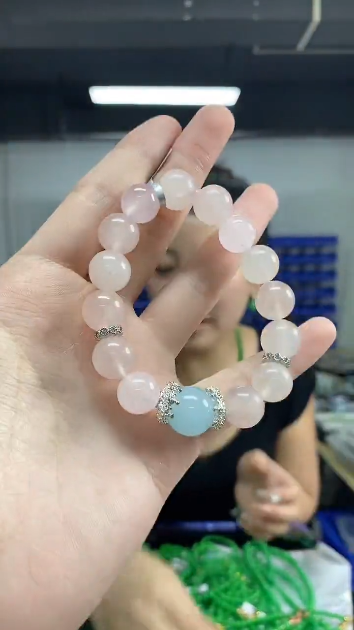 未镶嵌手链水晶多样性发其一颜色微差