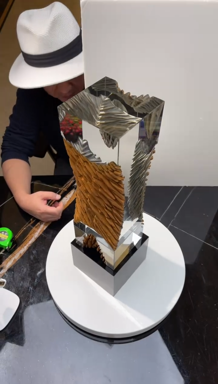 【闪购商品】茶宠AJ06333科罗拉多+15*15黑底座