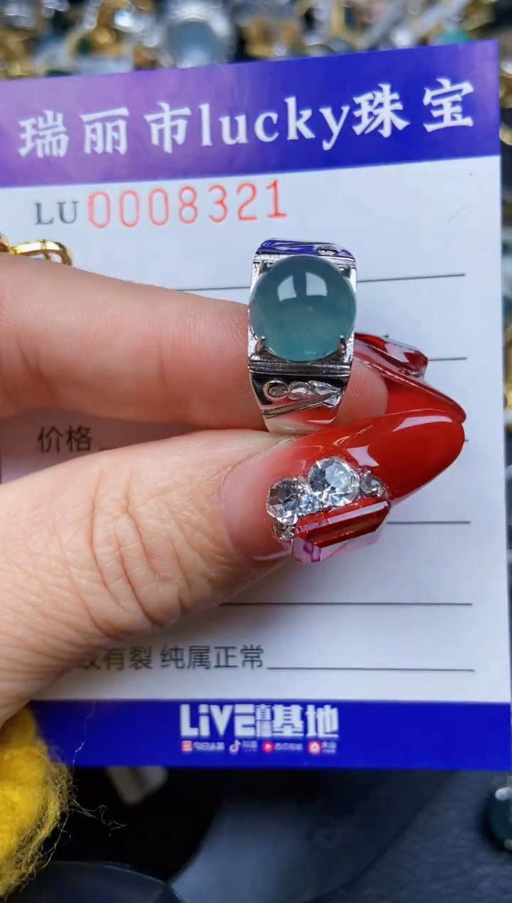 【闪购商品】翡翠颈饰银S925镶嵌8321