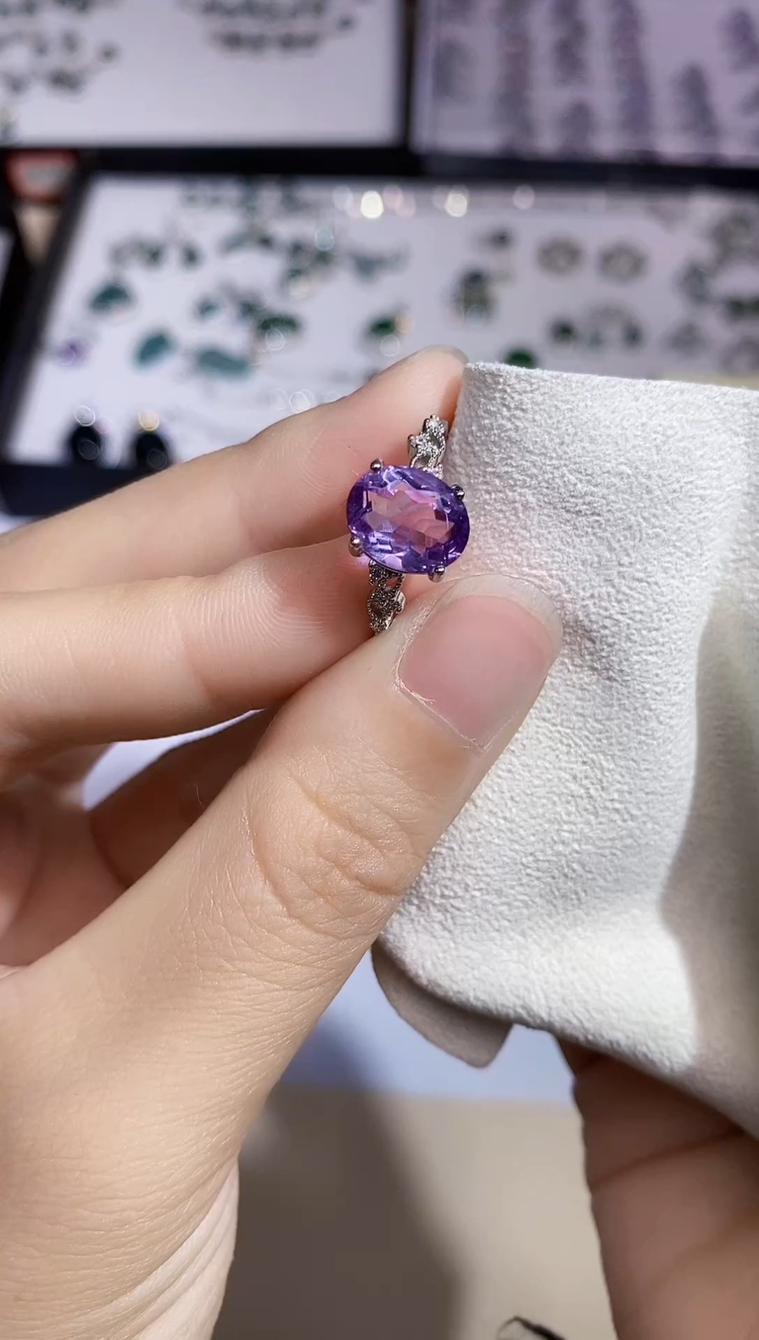 【闪购商品】水晶戒指合金多样性 发其一  【53】