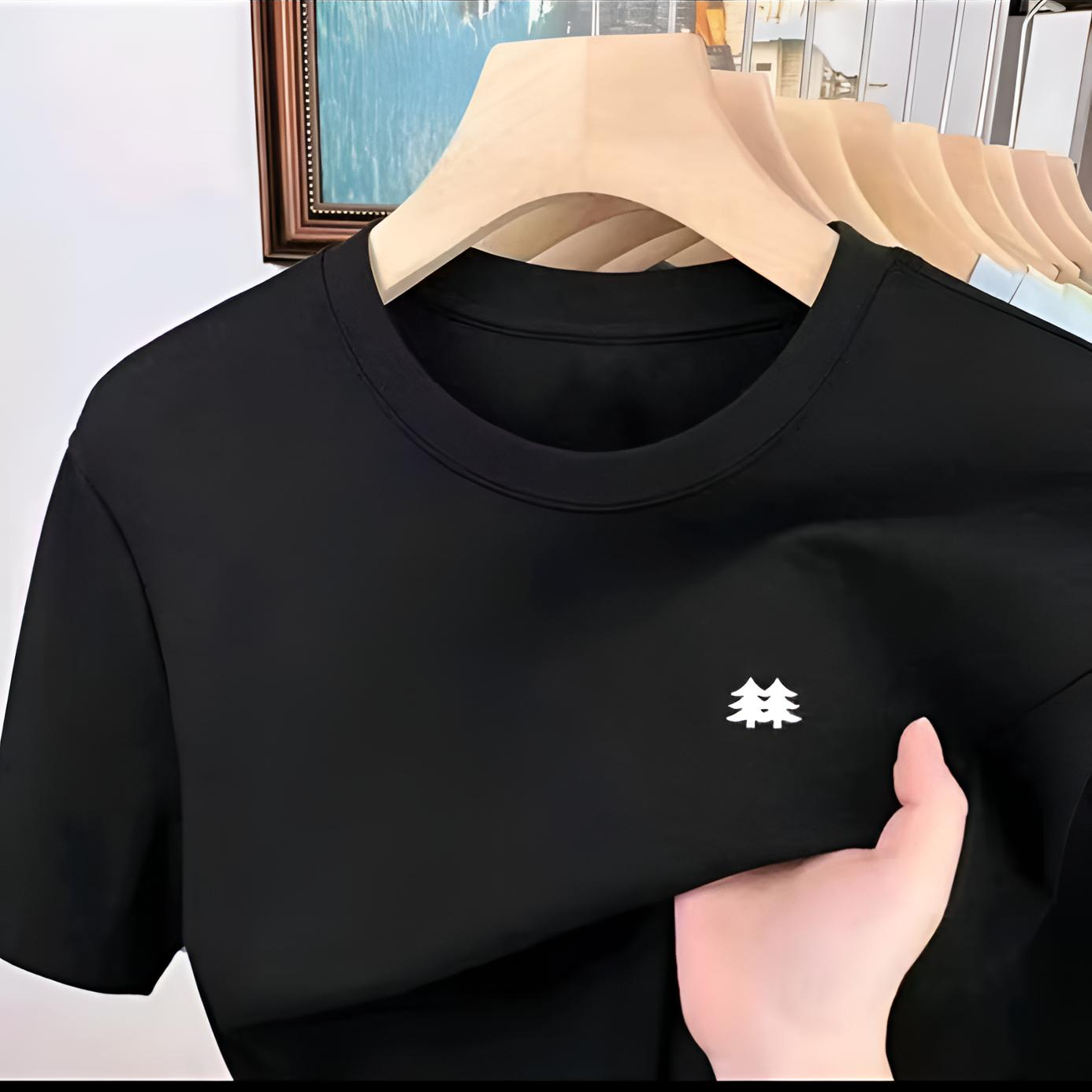 一折活动 小树 家【专柜】圆领短袖夏季新款宽松男女同款T恤发正标