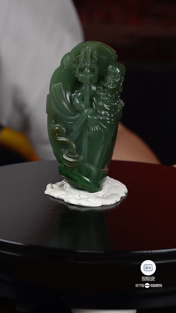 和田玉未镶嵌把件025罗汉