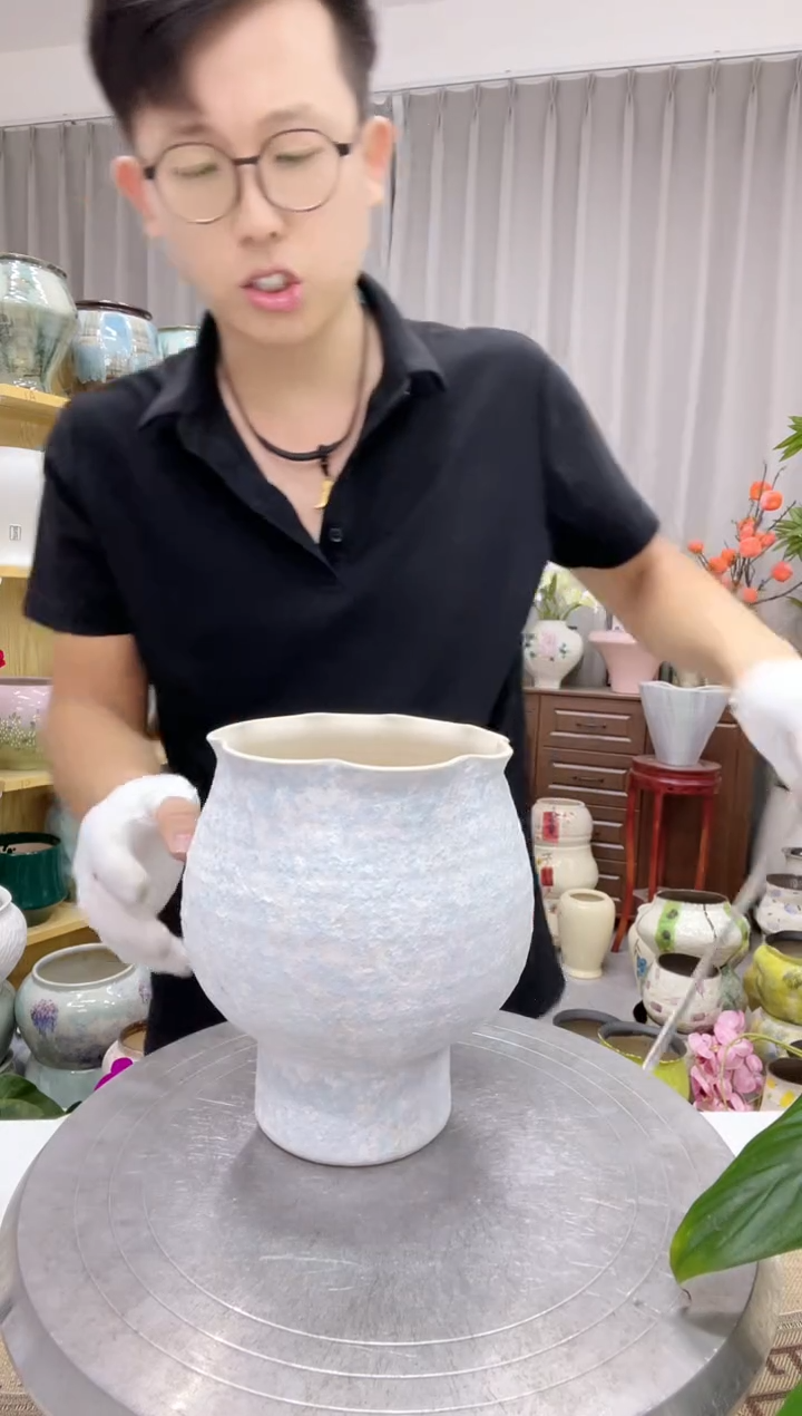 陶瓷花盆 8.5  直播链接
