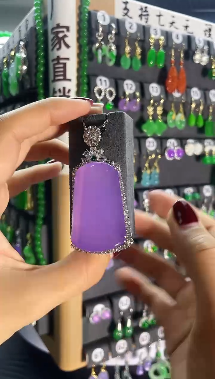 【闪购商品】翡翠耳饰银S925镶嵌226..