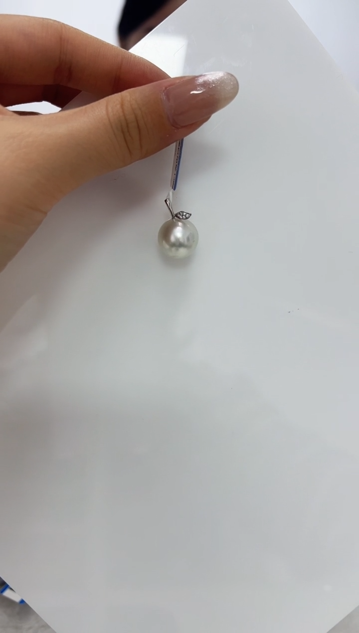 【闪购商品】海水珍珠DA银S925镶嵌吊坠 13 V2686