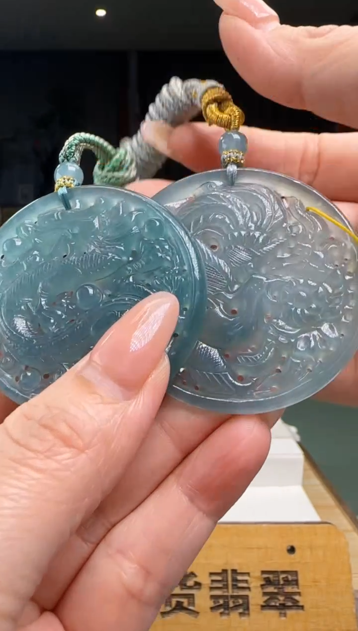 【闪购商品】翡翠颈饰未镶嵌多样性发一对YJ@@WS1WX28775