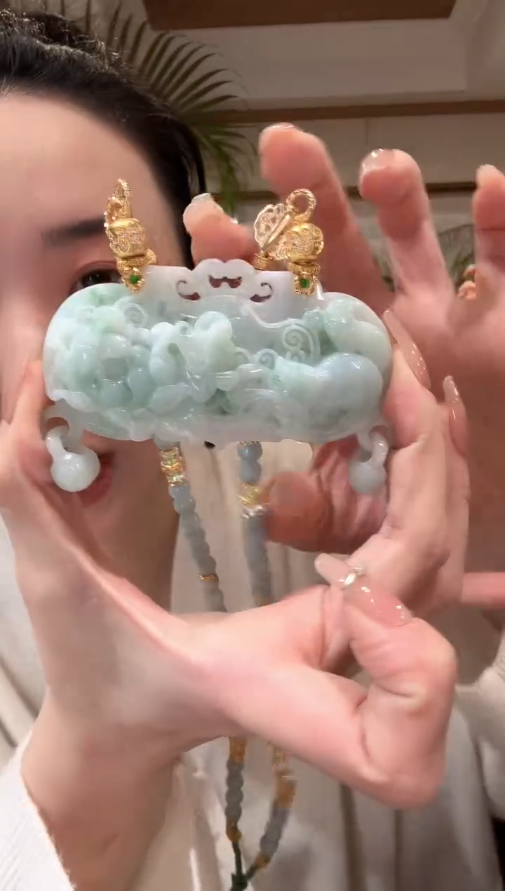 【闪购商品】翡翠颈饰未镶嵌国风