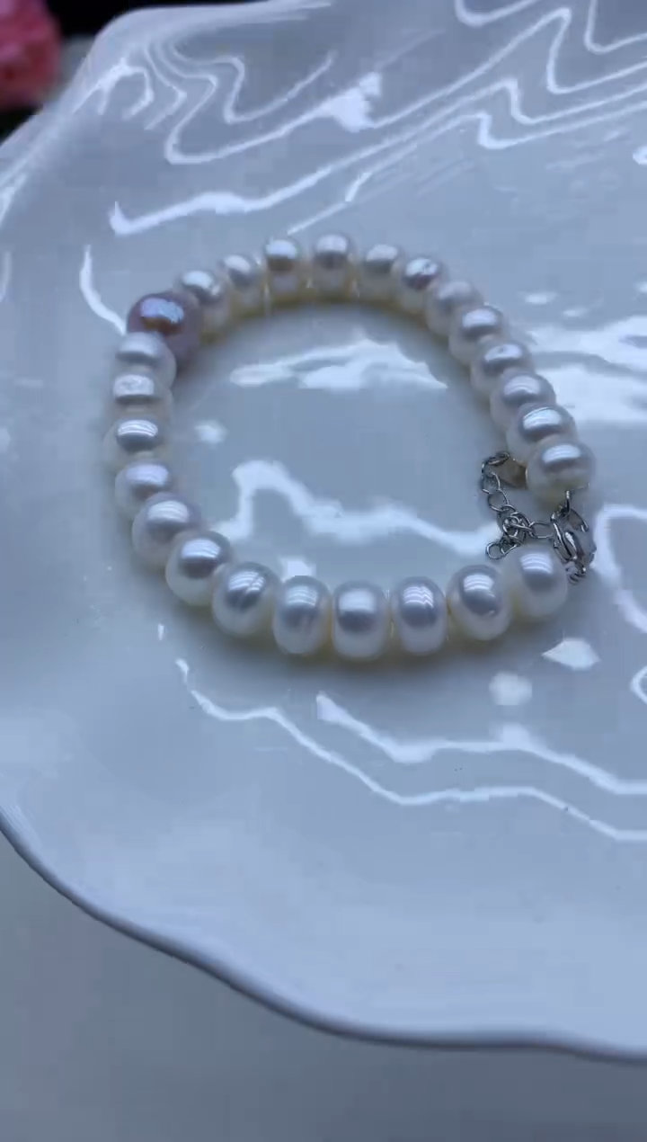 【闪购商品】淡水珍珠手链未镶嵌淡水珍珠手链