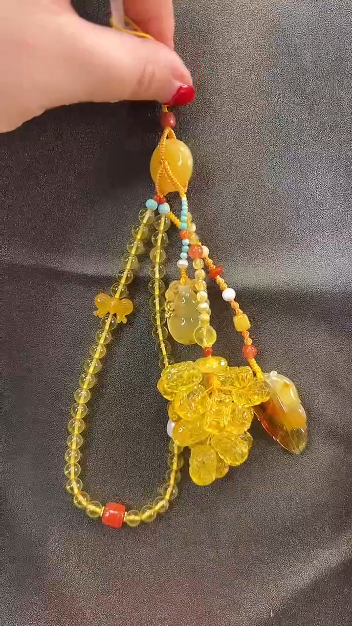 【闪购商品】琥珀颈饰未镶嵌项链