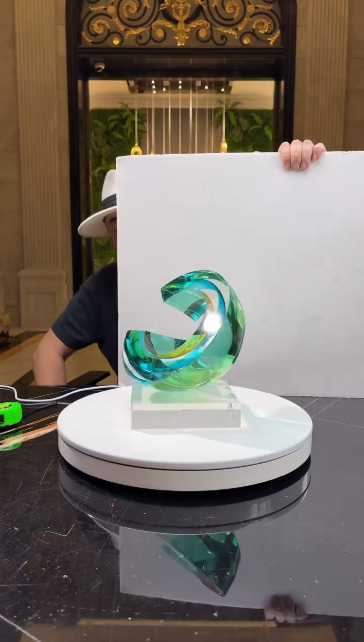 【闪购商品】茶宠光之回声AJ00108+14*16白底座