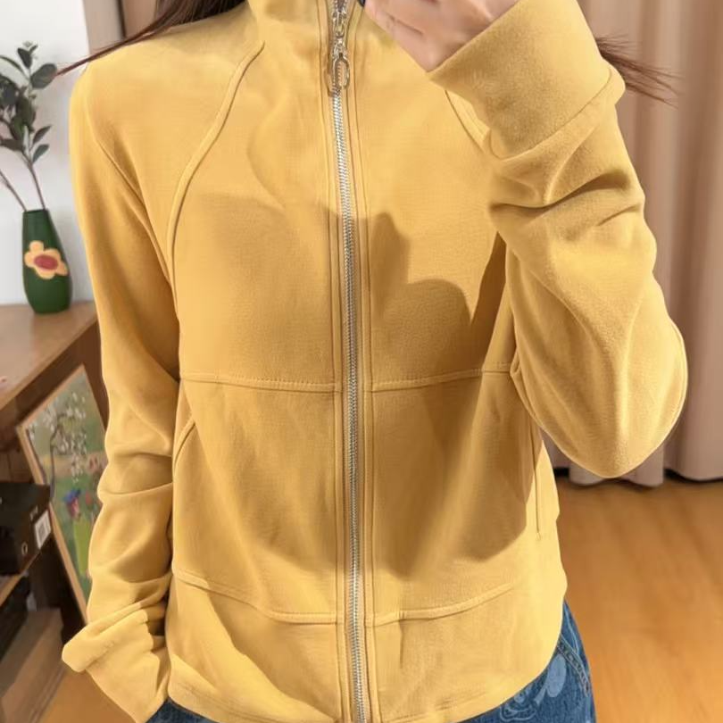 13635余小鱼【秋日浪漫】四色纯色拉链时尚韩版休闲百搭薄外套女装