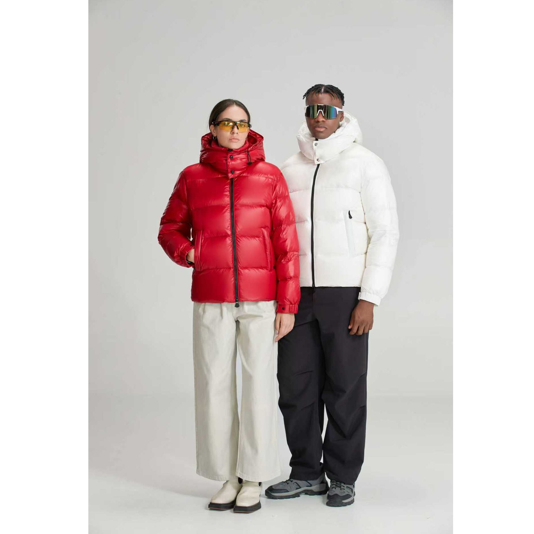 【vivi】蒙口安情侣款鹅绒服898