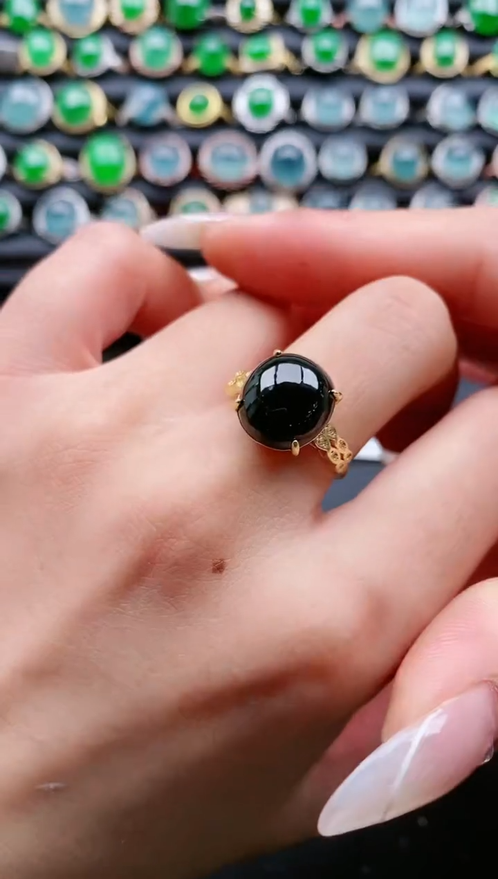 【闪购商品】翡翠戒指银S925镶嵌11111111