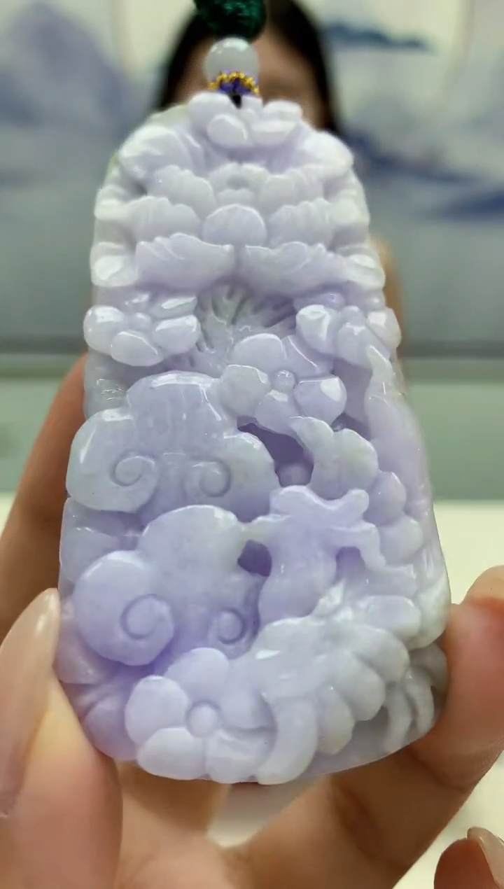 未镶嵌定制翡翠4812xx-毛货挂件4