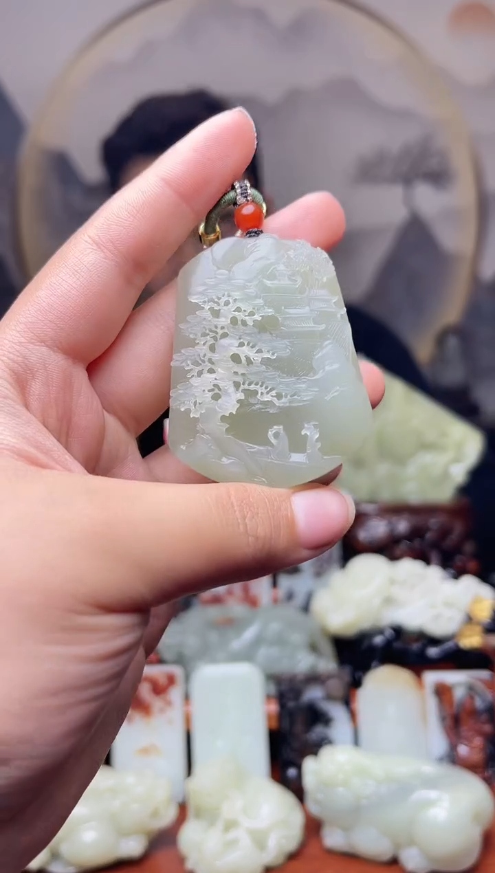 【闪购商品】和田玉吊坠未镶嵌105