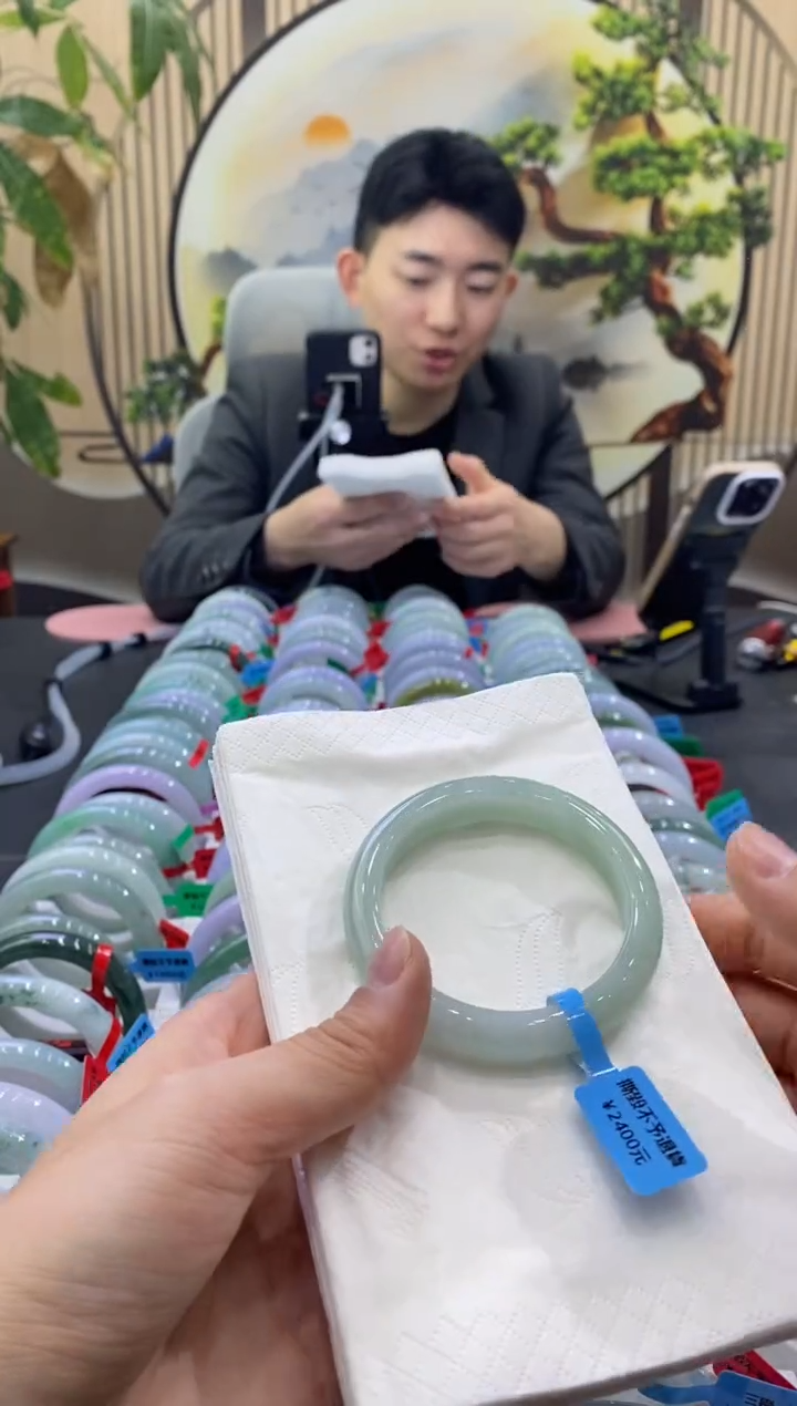 未镶嵌手镯翡翠2445