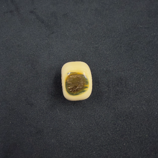 S8011天然猛犸牙平安扣（天选系列） 支持鉴定 假一罚四