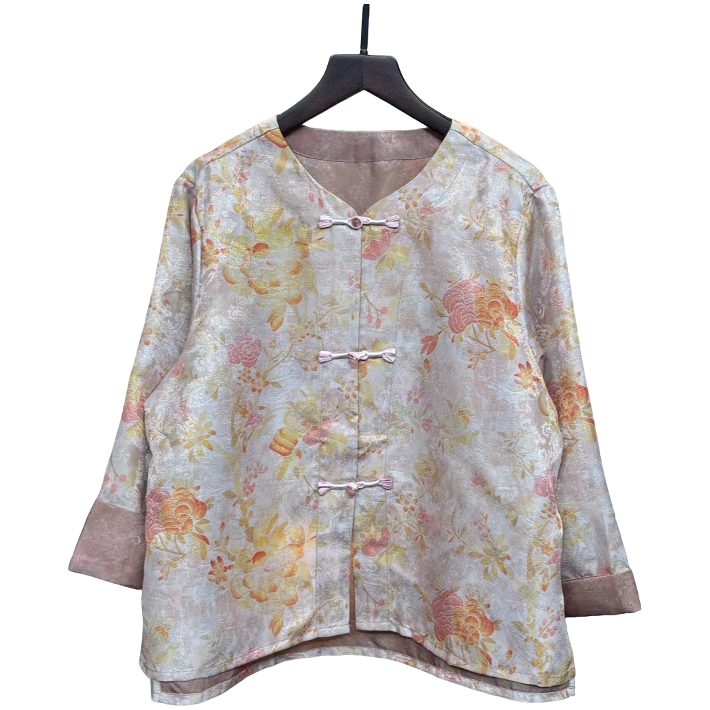 【碧芳】2025年夏季新款国风高端新中式气质复古外套减龄显瘦