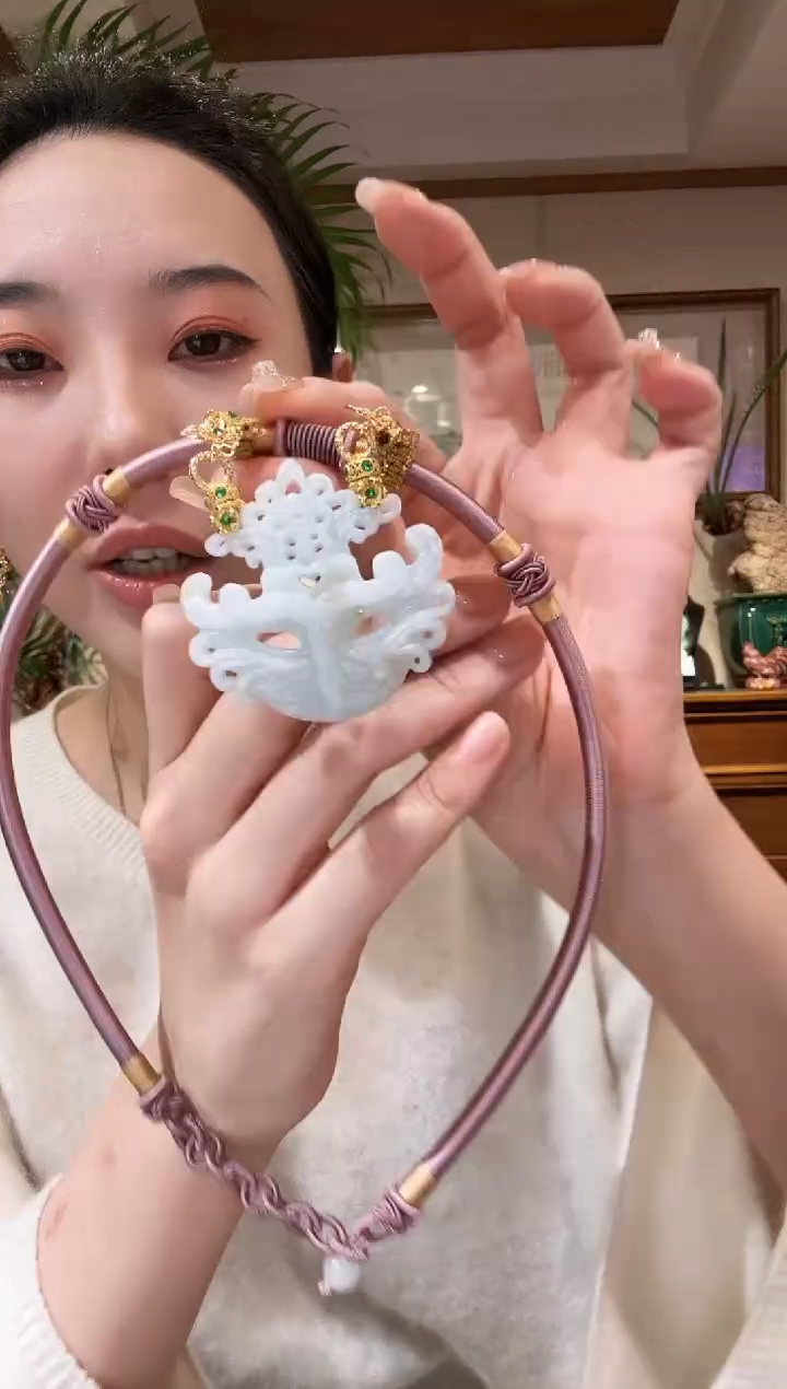 【闪购商品】翡翠颈饰未镶嵌国风