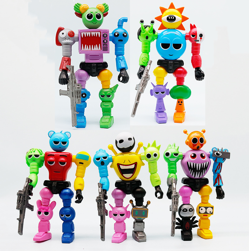 节奏盒子关节可动合体机器人手办太阳先生小天德普勒瑞迪大号模型