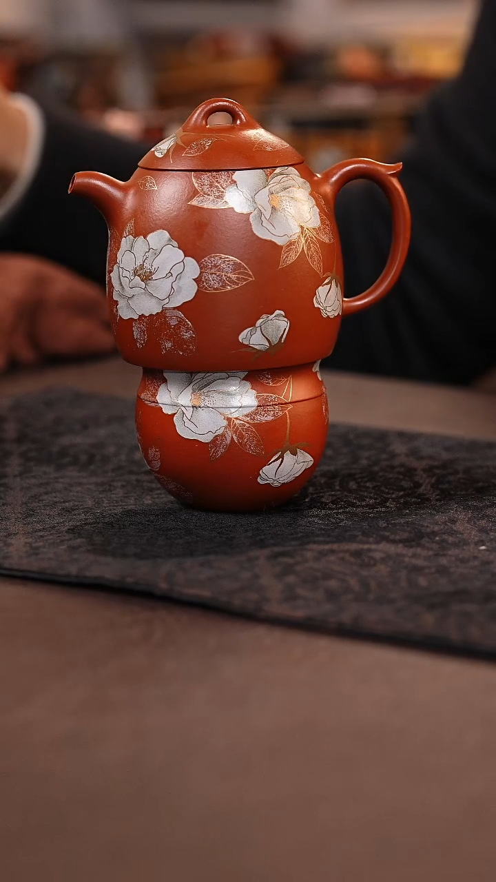 茶杯紫砂秦权套组