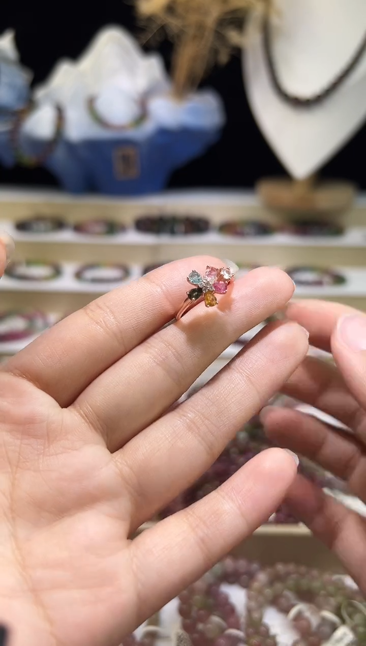 【闪购商品】碧玺/未镶嵌碧玺戒指多样性发货