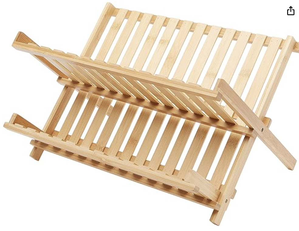 见外包装家用酒店厨房置物架大号竹制餐具可折叠