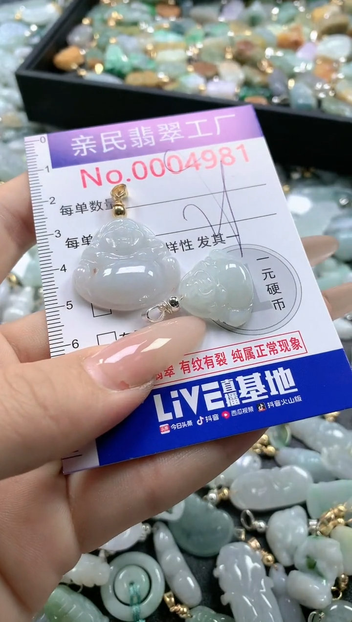 【闪购商品】翡翠吊坠(不含链)未镶嵌4981