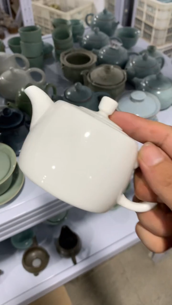 【清！一件不留】汝窑、茶壶盖碗茶杯主人杯微矿点