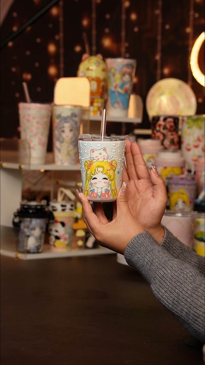 (玉泥）景德镇手工手绘文创陶瓷杯