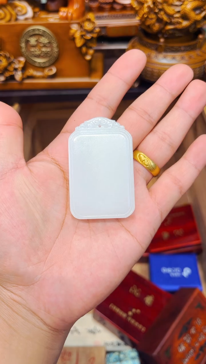 和田玉未镶嵌挂件Q瑞哥专属高端精品95