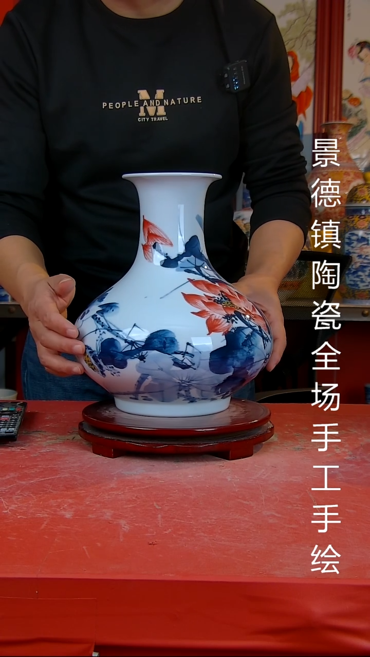 摆件陶景德镇陶瓷 全场手工手绘