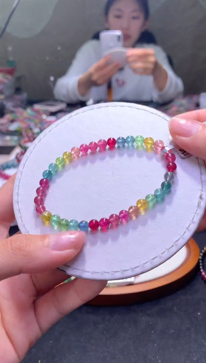 未镶嵌手串碧玺A132【天然碧玺】