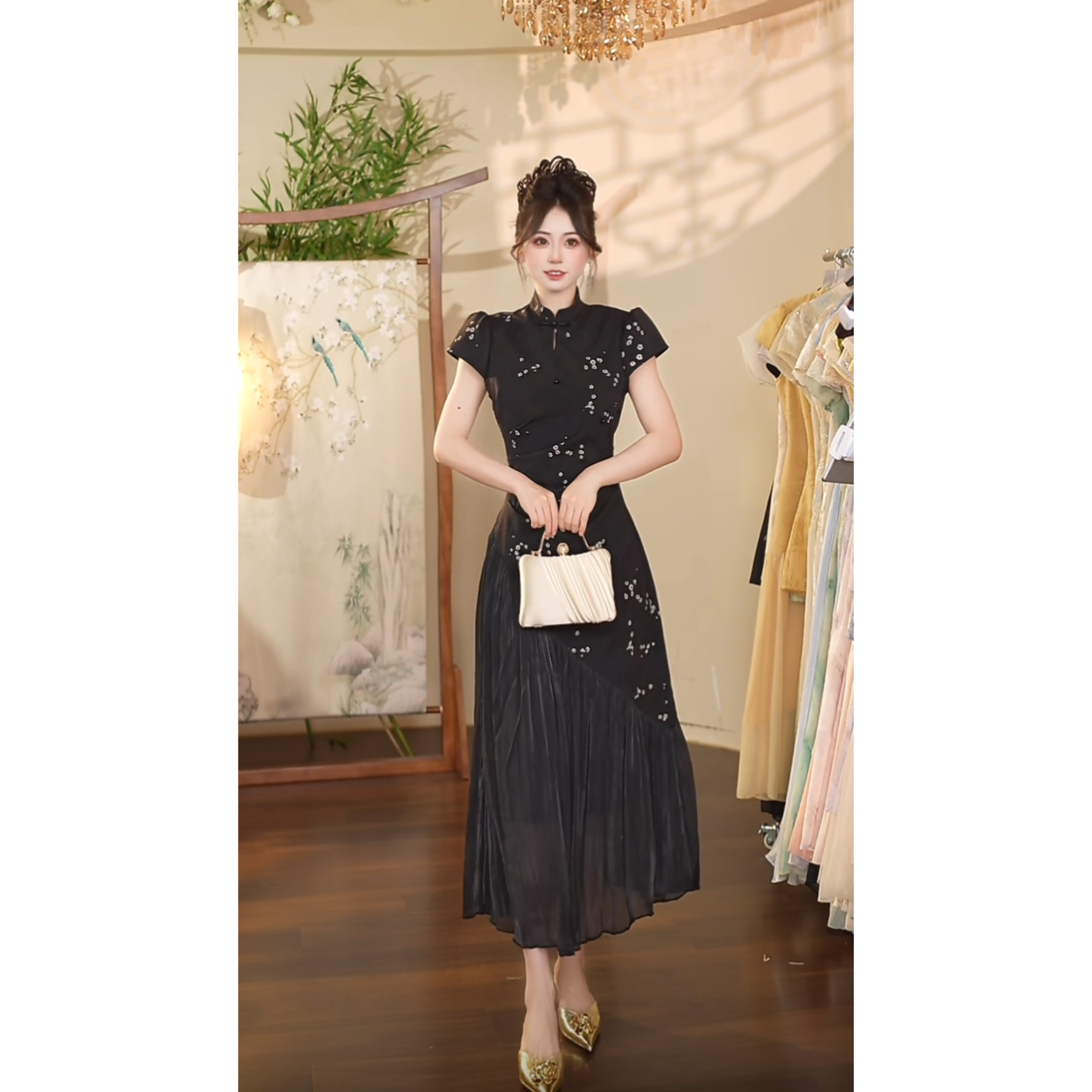 瑞瑞定制-1693连衣裙H207-XX