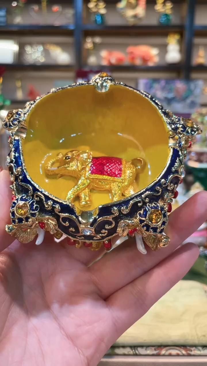 【闪购商品】珐琅彩精致首饰盒