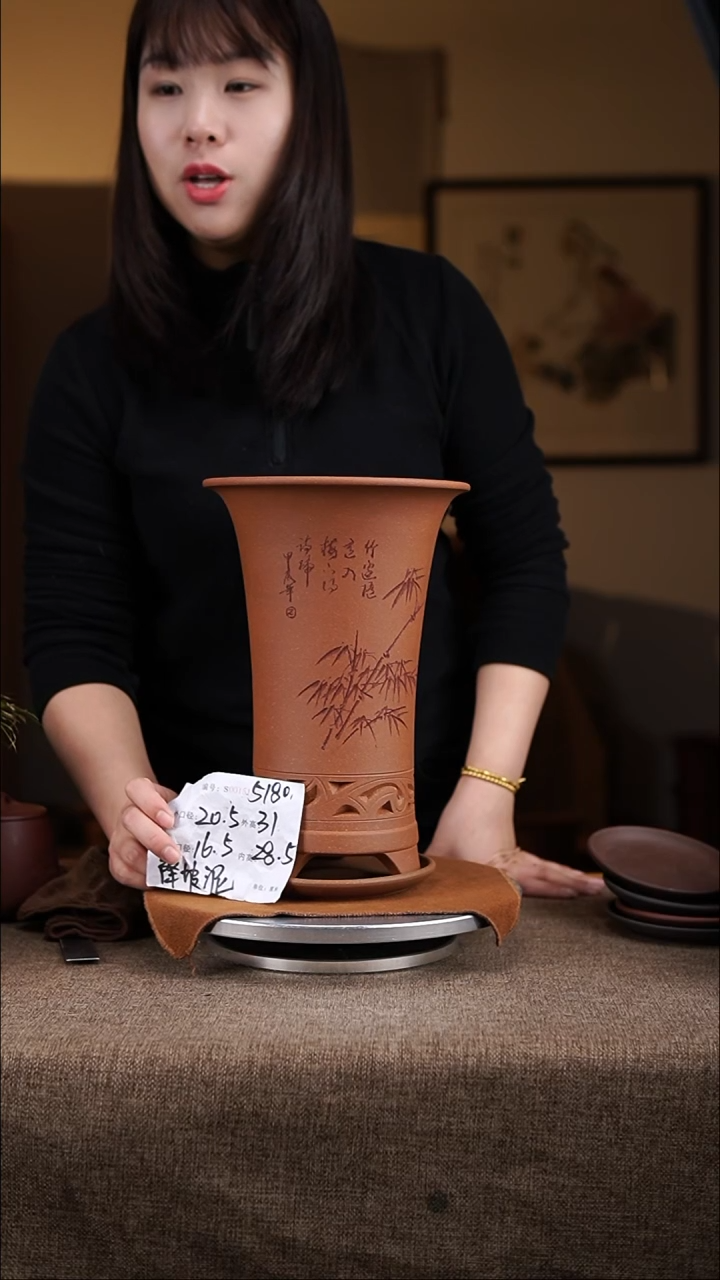 【闪购商品】紫砂花盆紫砂花盆5180+z