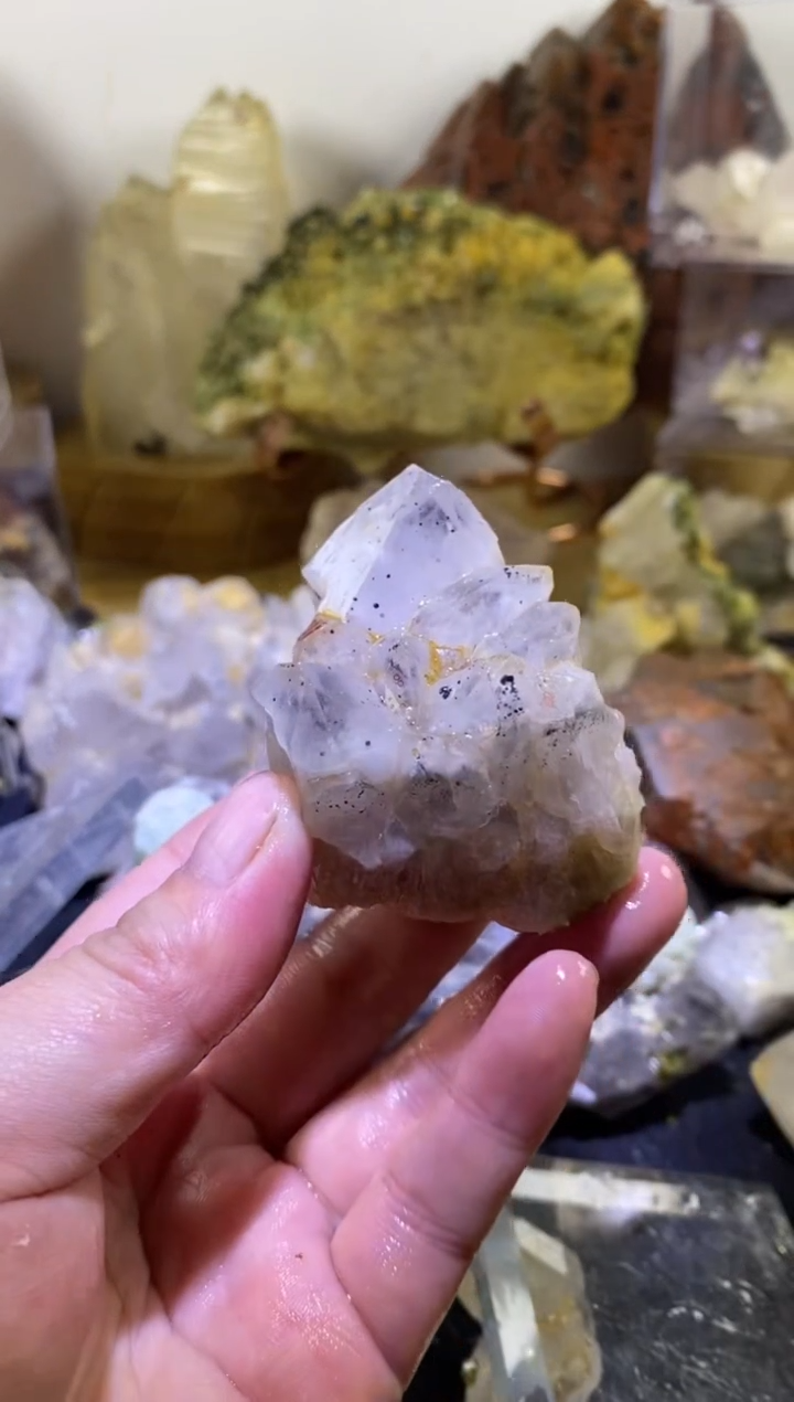 未镶嵌珠宝半成品水晶41号四川美姑超七花园水晶