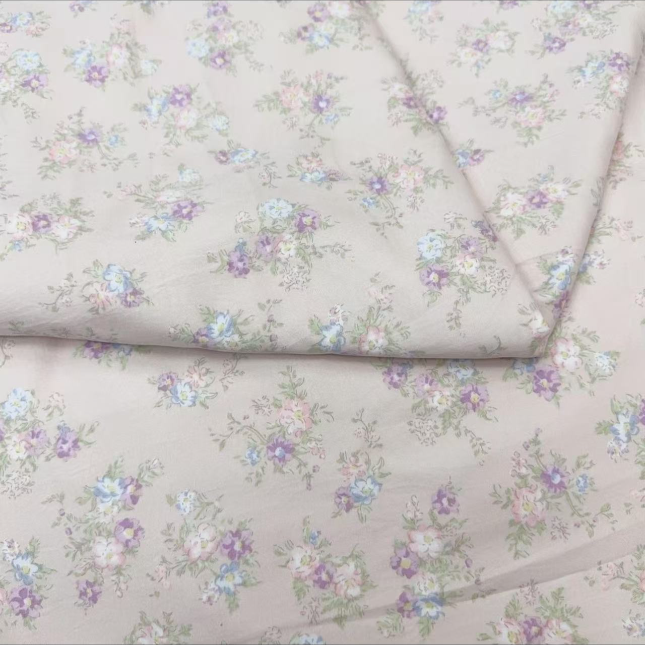 【北奈かわ会社】新疆长绒棉单人被套 150*210cm    沐雨花紫